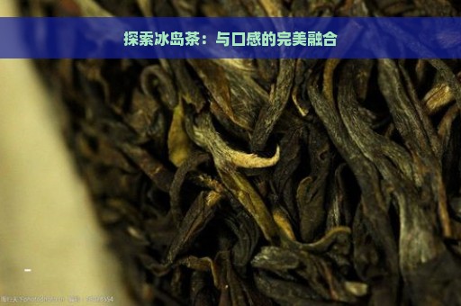 探索冰岛茶：与口感的完美融合