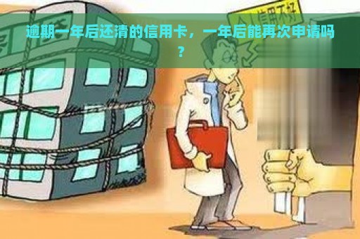 逾期一年后还清的信用卡，一年后能再次申请吗？