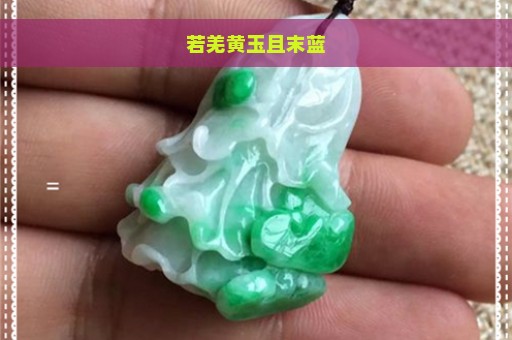 若羌黄玉且末蓝