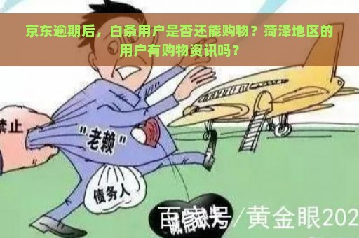 京东逾期后，白条用户是否还能购物？菏泽地区的用户有购物资讯吗？