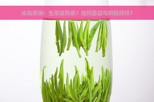 冰岛茶饼：生茶或熟茶？如何品尝与辨别好坏？