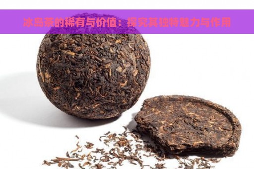 冰岛茶的稀有与价值：探究其独特魅力与作用