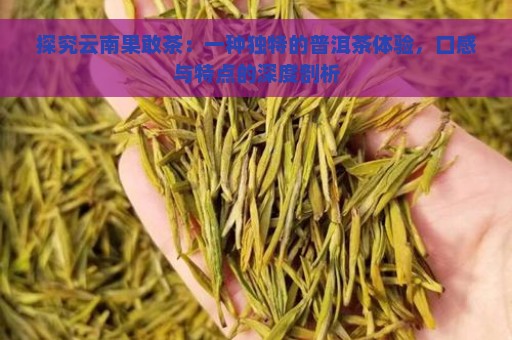 探究云南果敢茶：一种独特的普洱茶体验，口感与特点的深度剖析