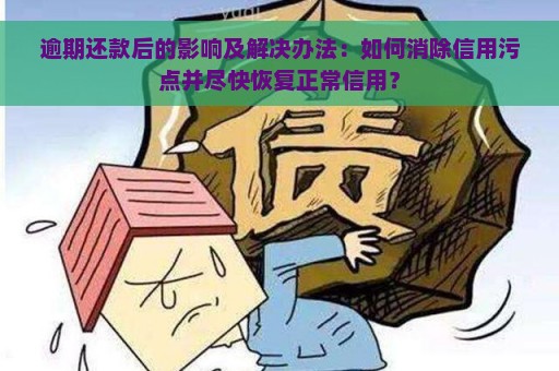 逾期还款后的影响及解决办法：如何消除信用污点并尽快恢复正常信用？