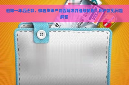 逾期一年后还款，微粒贷账户能否解冻并继续使用？用户常见问题解答