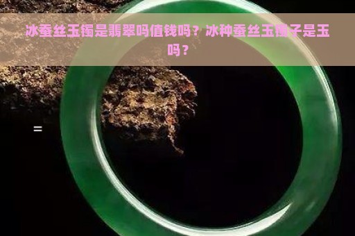 冰蚕丝玉镯是翡翠吗值钱吗？冰种蚕丝玉镯子是玉吗？