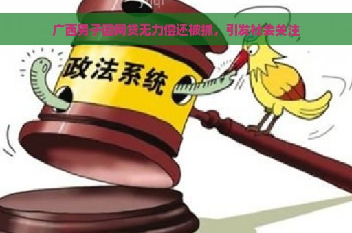 广西男子因网贷无力偿还被抓，引发社会关注