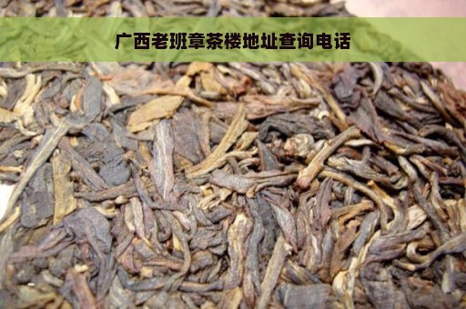 广西老班章茶楼地址查询电话