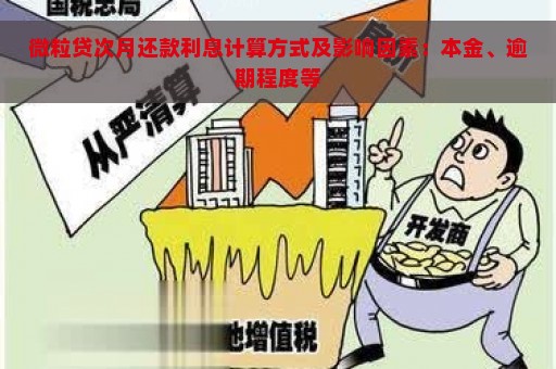 微粒贷次月还款利息计算方式及影响因素：本金、逾期程度等