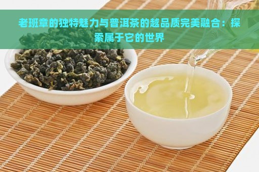 老班章的独特魅力与普洱茶的越品质完美融合：探索属于它的世界