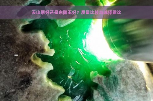 天山翠好还是东陵玉好？质量比较与选择建议