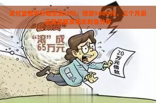 支付宝借呗分期还款计划：借款5000元，三个月后还款总额及相关利息分析