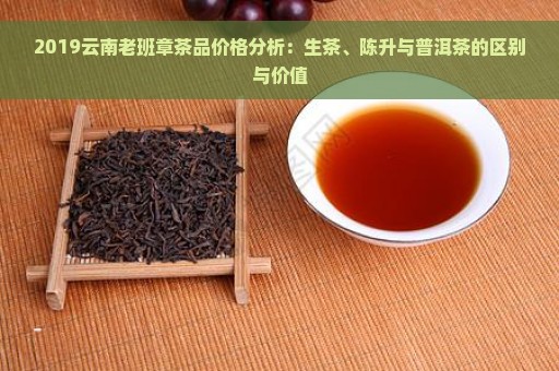 2019云南老班章茶品价格分析：生茶、陈升与普洱茶的区别与价值