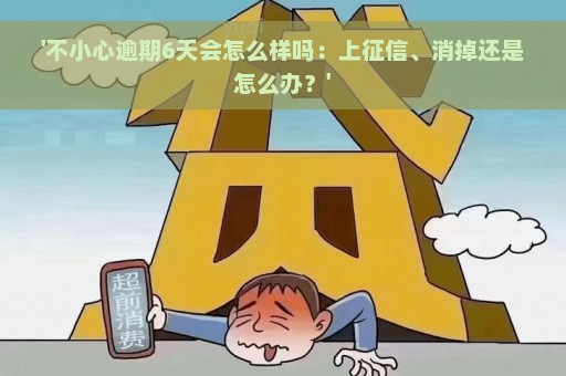 '不小心逾期6天会怎么样吗：上征信、消掉还是怎么办？'