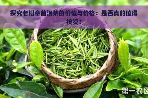 探究老班章普洱茶的价值与价格：是否真的值得投资？