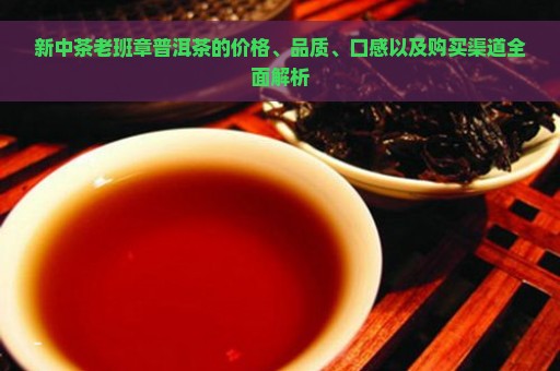 新中茶老班章普洱茶的价格、品质、口感以及购买渠道全面解析