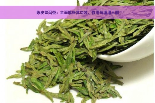 陈皮普洱茶：全面解析其功效、作用与适用人群