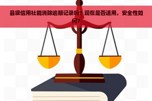 县级信用社能消除逾期记录吗？现在是否适用，安全性如何？