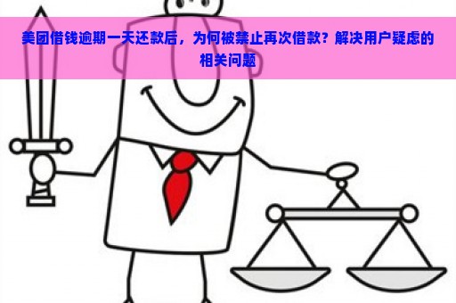 美团借钱逾期一天还款后，为何被禁止再次借款？解决用户疑虑的相关问题