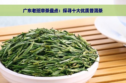 广东老班章茶盘点：探寻十大优质普洱茶