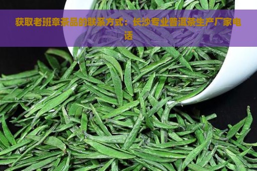 获取老班章茶品的联系方式：长沙专业普洱茶生产厂家电话