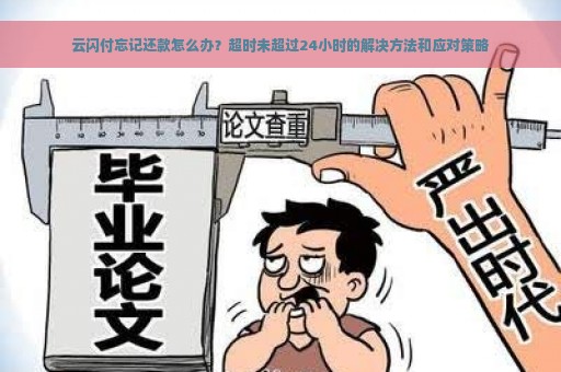 云闪付忘记还款怎么办？超时未超过24小时的解决方法和应对策略