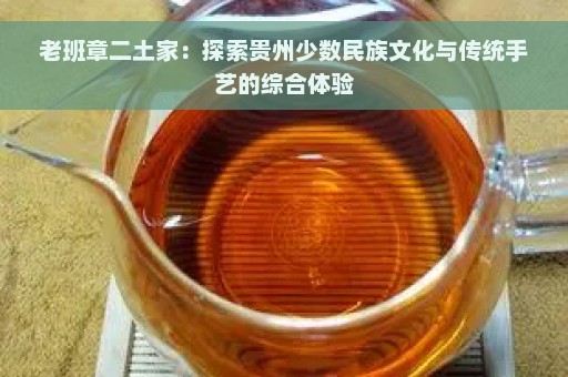 老班章二土家：探索贵州少数民族文化与传统手艺的综合体验