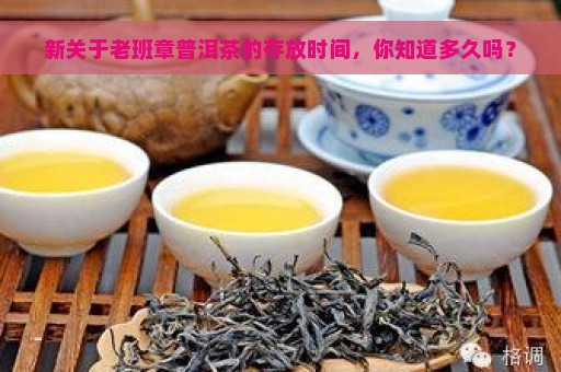 新关于老班章普洱茶的存放时间，你知道多久吗？