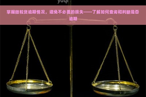 掌握微粒贷逾期情况，避免不必要的损失——了解如何查询和判断是否逾期