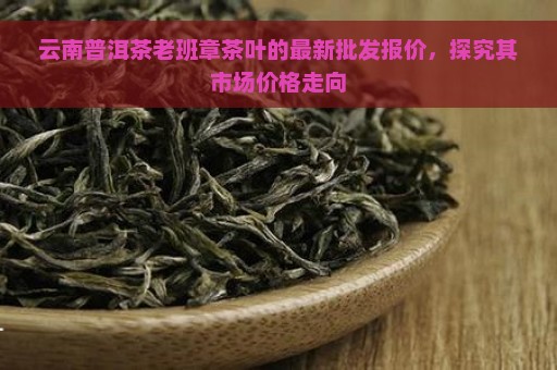 云南普洱茶老班章茶叶的最新批发报价，探究其市场价格走向