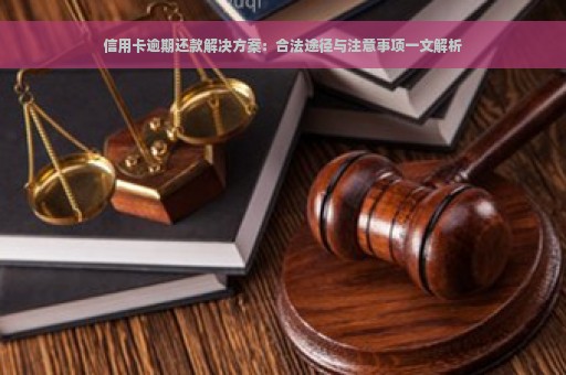 信用卡逾期还款解决方案：合法途径与注意事项一文解析