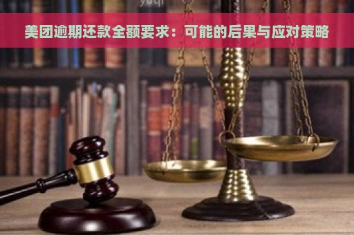 美团逾期还款全额要求：可能的后果与应对策略