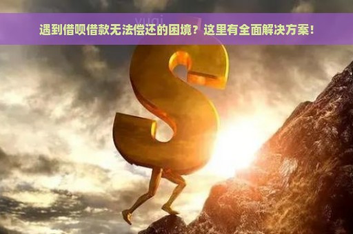 遇到借呗借款无法偿还的困境？这里有全面解决方案！