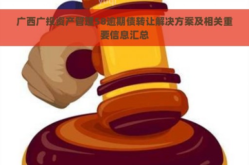 广西广投资产管理58逾期债转让解决方案及相关重要信息汇总