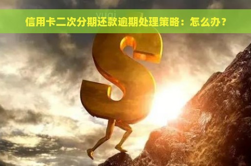 信用卡二次分期还款逾期处理策略：怎么办？