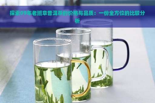 探索09年老班章普洱茶的价格与品质：一份全方位的比较分析