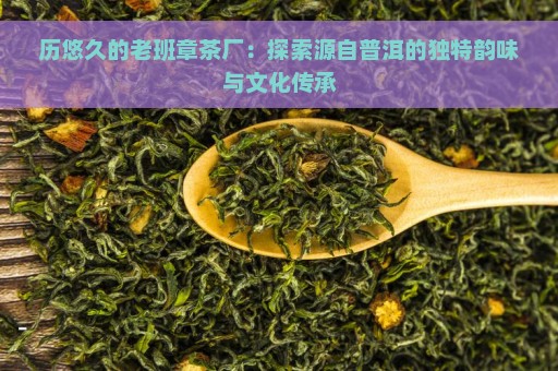 历悠久的老班章茶厂：探索源自普洱的独特韵味与文化传承