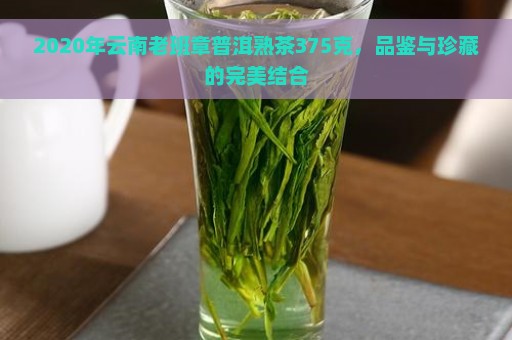 2020年云南老班章普洱熟茶375克，品鉴与珍藏的完美结合