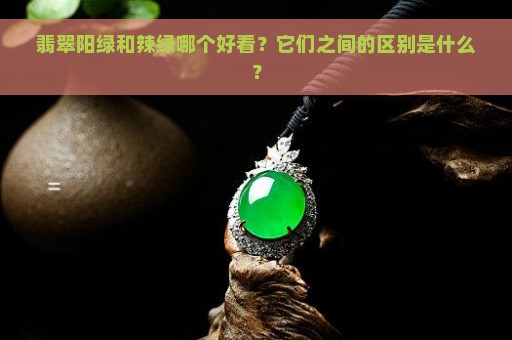 翡翠阳绿和辣绿哪个好看？它们之间的区别是什么？