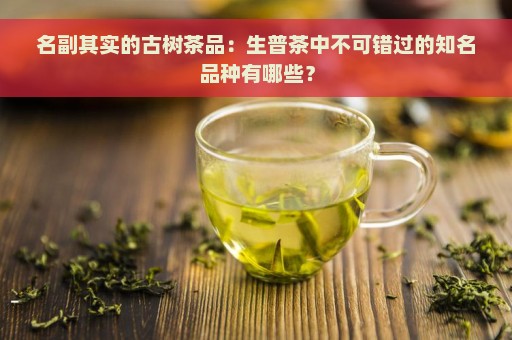 名副其实的古树茶品：生普茶中不可错过的知名品种有哪些？