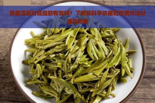 熟普洱茶对减脂肪有效吗？了解其科学依据和饮用方法以提高效果