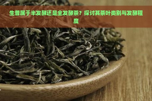 生普属于半发酵还是全发酵茶？探讨其茶叶类别与发酵程度