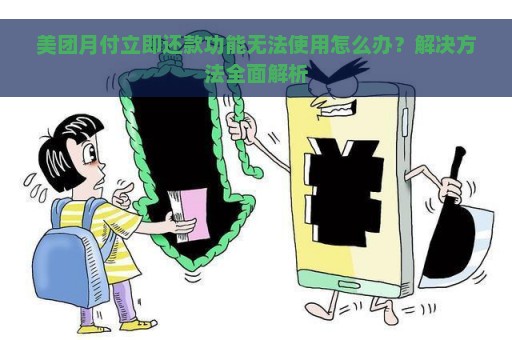 美团月付立即还款功能无法使用怎么办？解决方法全面解析