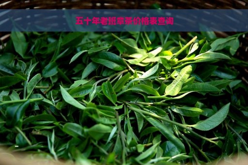 五十年老班章茶价格表查询