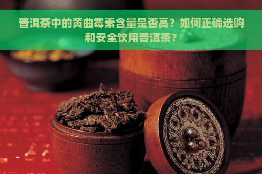 普洱茶中的黄曲霉素含量是否高？如何正确选购和安全饮用普洱茶？