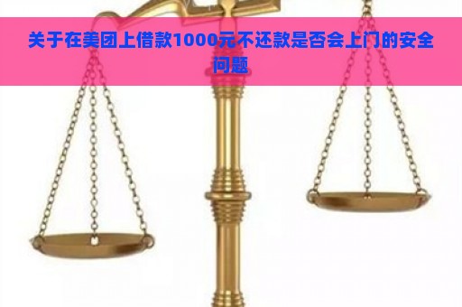 关于在美团上借款1000元不还款是否会上门的安全问题