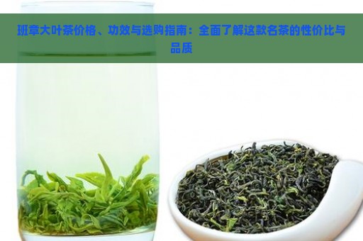 班章大叶茶价格、功效与选购指南：全面了解这款名茶的性价比与品质