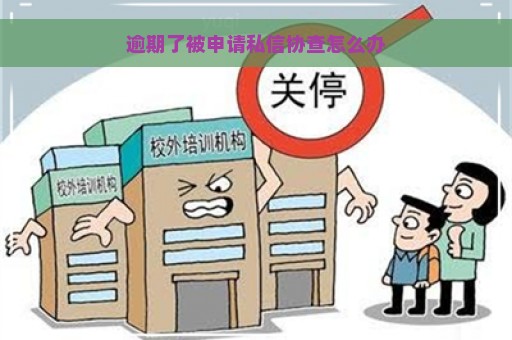 逾期了被申请私信协查怎么办