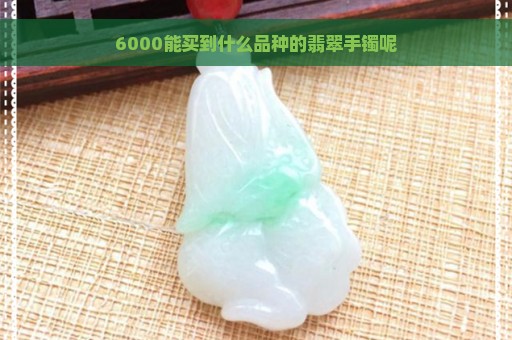 6000能买到什么品种的翡翠手镯呢