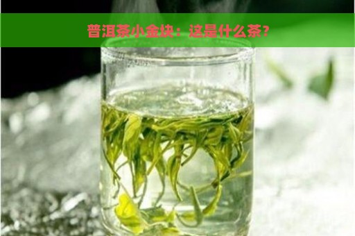 普洱茶小金块：这是什么茶？